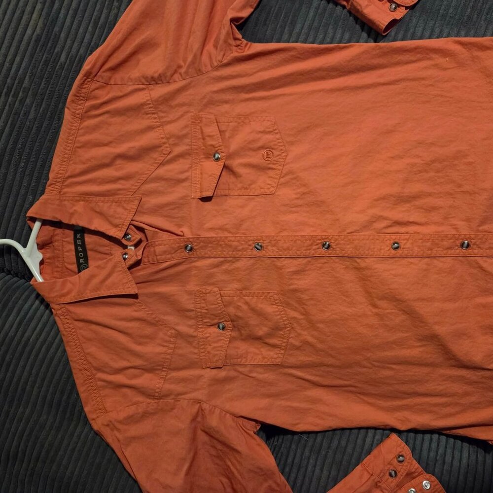ORANGE ROPER SHIRT - SIZE L
